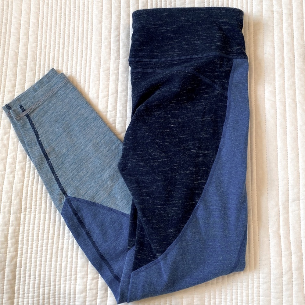 Athleisure marled full length leggings